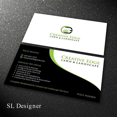 15+ Landscaping Business Card Templates – Word, Psd | Free For Lawn ...