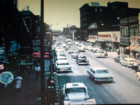 Bustling downtown East St. Louis in the 1960’s. | East st louis, Saint louis arch, Street scenes