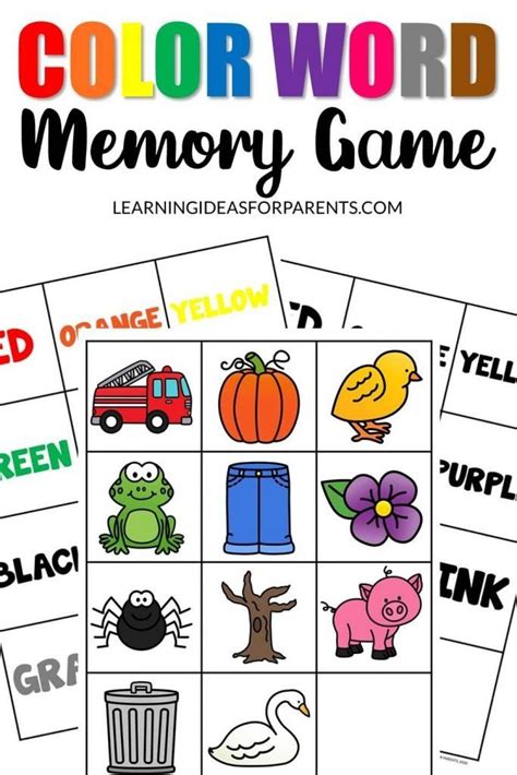 Printable Memory Game - Printable Calendars AT A GLANCE