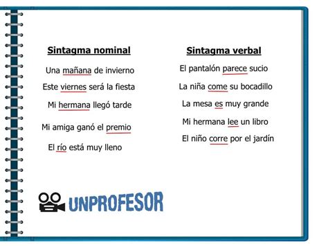 Diferencias entre Sintagma NOMINAL y VERBAL - [RESUMEN y ejemplos]