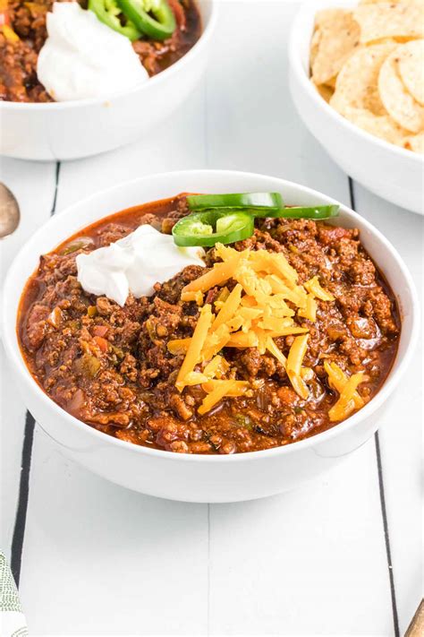 Chili Recipe No Beans Crock Pot | Deporecipe.co