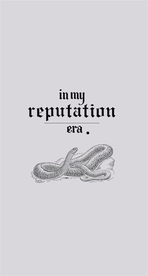 an image of a snake with the words in my reptation era written on it