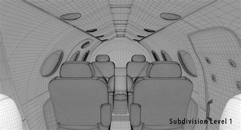 3D complete interior cessna mustang model - TurboSquid 1395908