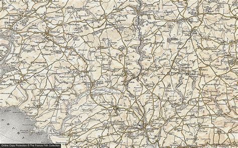 Historic Ordnance Survey Map of Loddiswell, 1899