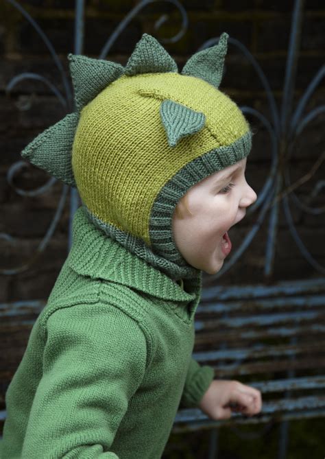 Scorch The Dragon Hat · Extract from Knitted Animal Hats by Fiona Goble · How To Make A Baby Hat