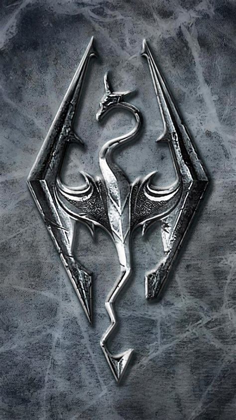 Android Skyrim Logo Wallpaper