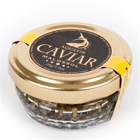 RUSSIAN STURGEON CAVIAR MALOSSOL(Russian Osetra) | Best Black Caviar