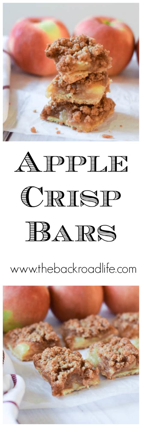 The Backroad Life: Apple Crisp Bars