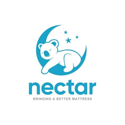 Premium Vector | Nectar mattress comfortable logo design