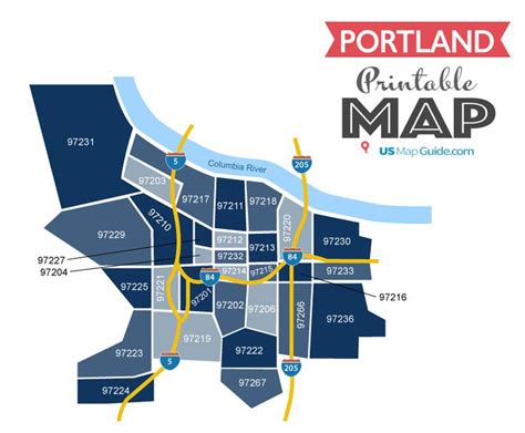 Portland Zip Code Map