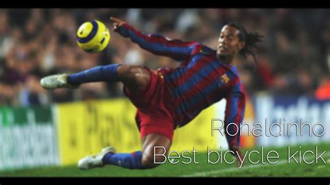 Ronaldinho best bicycle kick goals | Mejores goles de chilena de Ronaldinho - YouTube