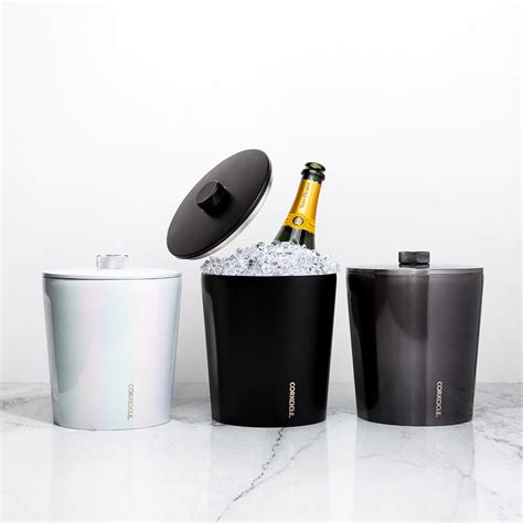 Insulated Stainless Steel Ice Bucket with Lid | CORKCICLE.