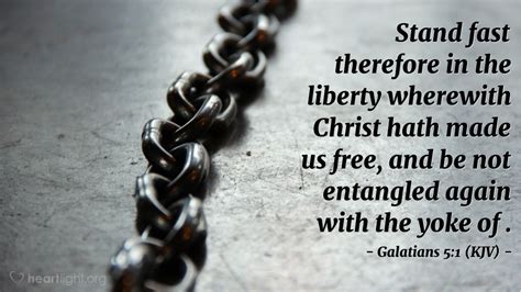 Galatians 5:1 (KJV) — Today's Verse for Thursday, July 4, 2013