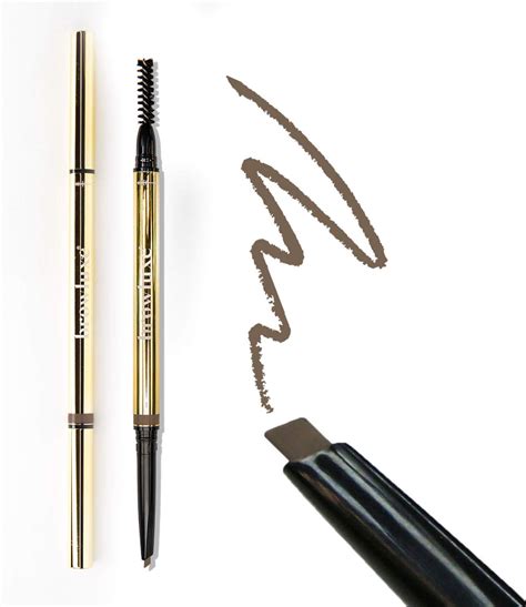 browluxe Precision Brow Pencil for Microblading Effect | Taupe Eyebrow Pencil for Blondes ...