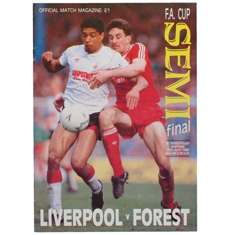 1988-89 F.A Cup Semi Final Liverpool vs Nottingham Forest Hillsborough ...