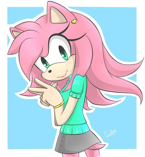 .:Amy Rose:. by EstherTheHedgehog | Amy rose, Amy the hedgehog, Amy