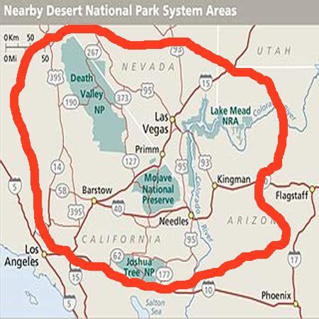 Mojave Desert Map, National Preserve & Ecosystem | Study.com