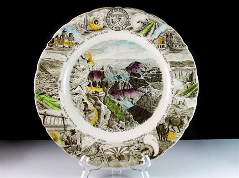 Arizona Souvenir Plate, The Grand Canyon, Johnson Bros, State Plate, Collectors Plate ...