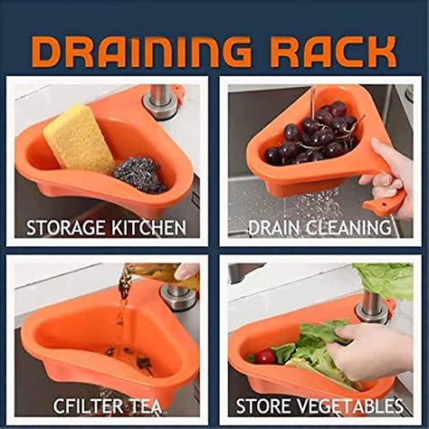 Multi-functional Hanging Filtering Draining Rack Swan Drain Basket For Kitchen Sink Sink ...