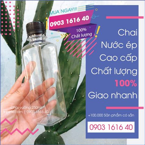 Chai nhựa đựng nước ép | 9 mẫu ĐẸP NHẤT | ®in Bimi