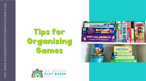 Tips for Organizing Games