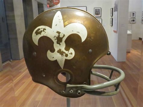 New Orleans Saints helmet used by wide receiver Ray Ogden,… | Flickr