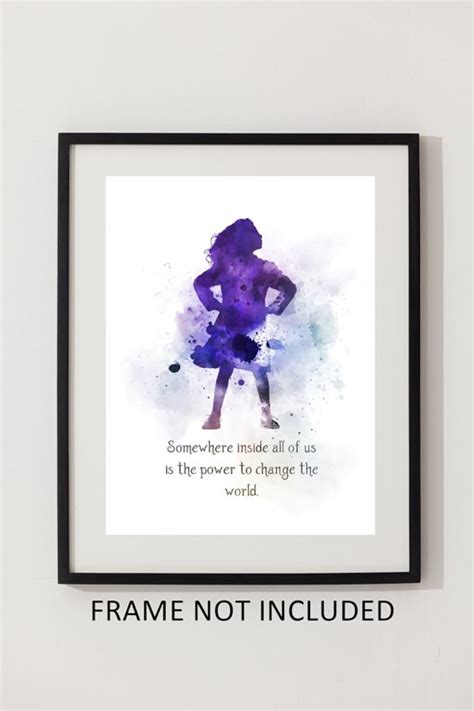 Matilda Quote ART PRINT Roald Dahl Nursery Inspirational | Etsy