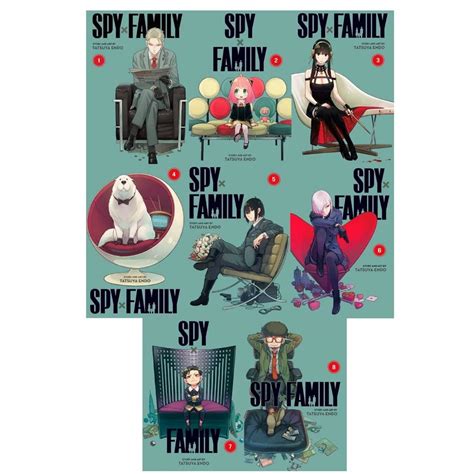 Spy X Family Manga Volumes 1 – 8