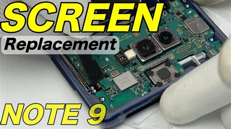 Samsung Note 9 Screen Replacement - YouTube