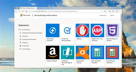 This Is the Extension Store of Microsoft’s New Chromium-Based Browser