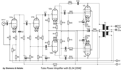 Elec-Circuit: Tube Power Amplifier with EL34