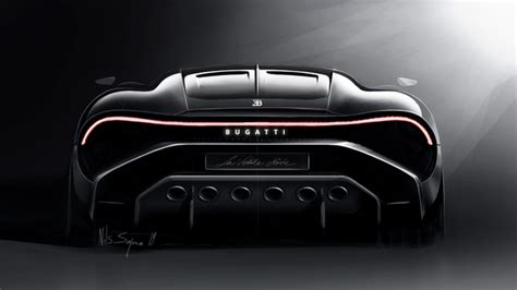 2019 Bugatti La Voiture Noire Rear View Wallpaper,HD Cars Wallpapers,4k Wallpapers,Images ...