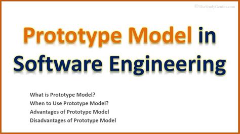 What Is Prototype Model In Software Engineering The Study Genius ...