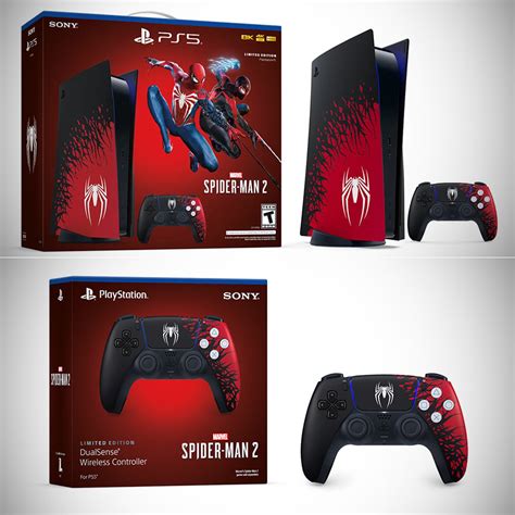 Sony Reveals Limited Edition Marvel's Spider-Man 2 PS5 Console Bundle and DualSense Controller ...