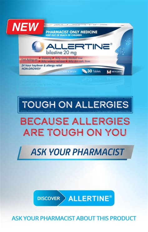 Allertine – ALLERTINE offers 24 hour relief from the symptoms of hayfever, allergies and urticaria