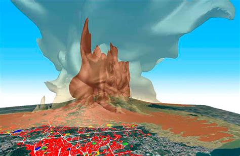 Vesuvius erupts again ... in simulation