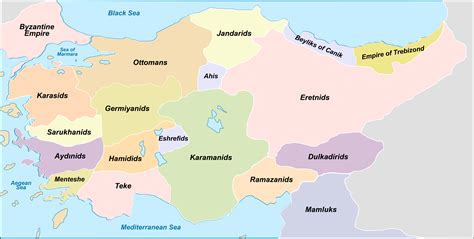 Anatolia circa 1330 | Map, History education, History encyclopedia