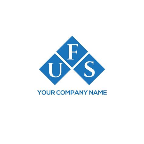 UFS letter logo design on WHITE background. UFS creative initials letter logo concept. UFS ...