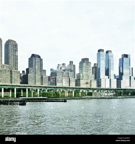 West Side New York City Skyline, America, USA Stock Photo - Alamy