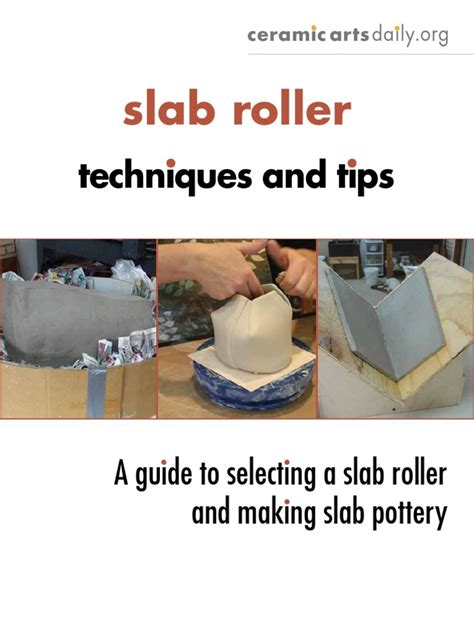 Slab Roller Techniques & Tips | Pottery | Adhesive