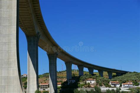 Highway Bridge Over the Douro River Stock Photo - Image of truck, highway: 102333440