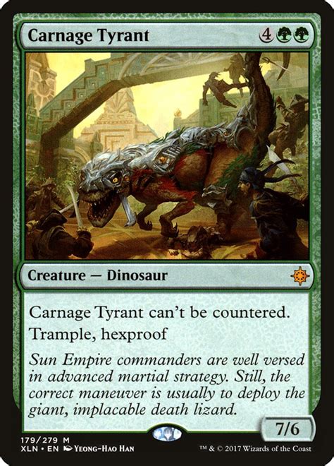 Carnage Tyrant · Ixalan (XLN) #179 · Scryfall Magic The Gathering Search