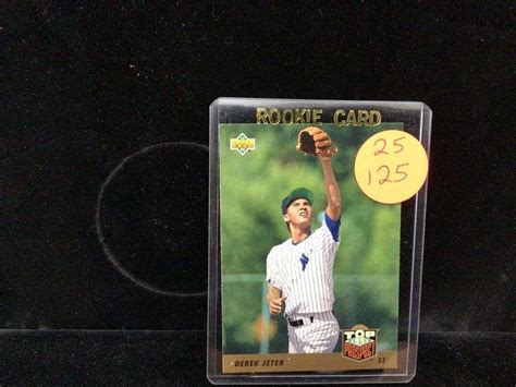 DEREK JETER ROOKIE CARD - Currie Auction Service