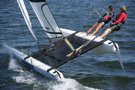 Catamaran Trapeze | Catamaran, Sailing, Sailing catamaran