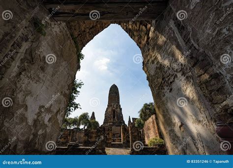 Wat Phra Ram Main Stupa, a Towering Architecture of Ayutthaya, Thailand Stock Photo - Image of ...