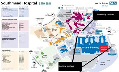 Gerardo Lindsey: Southmead Hospital Wards Map