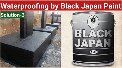 Footing / Foundation Waterproofing By Black Japan Paint। bituminous ...