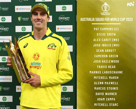 ICC Cricket World Cup 2023 team details: Australia cricket team