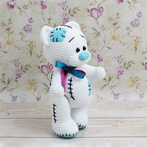 Easy Teddy Bear Crochet Pattern \u2a2f Crochet Teddy Bear Amigurumi ...