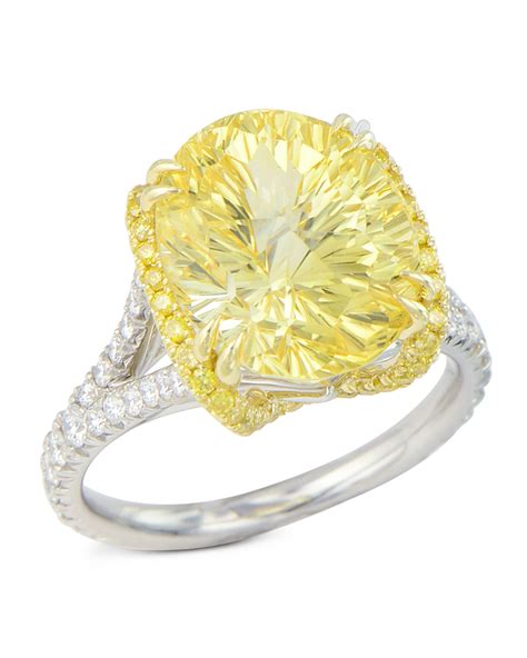 Sunburst cut yellow sapphire ring - Turgeon Raine